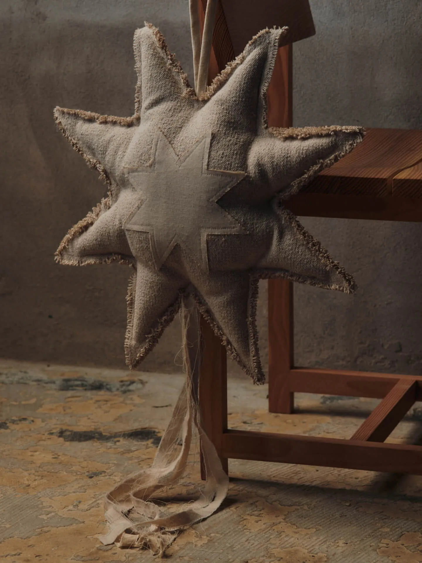 Colgante decorativo Vela window ornament 50x88 cm, Natural Ferm Living