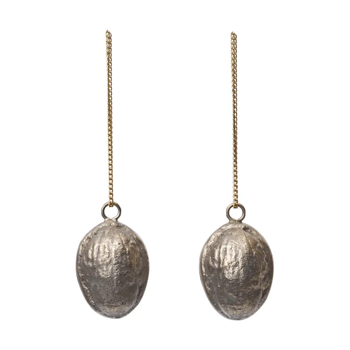 Colgante decorativo Walnut, 2-pack - Latón - Ferm Living