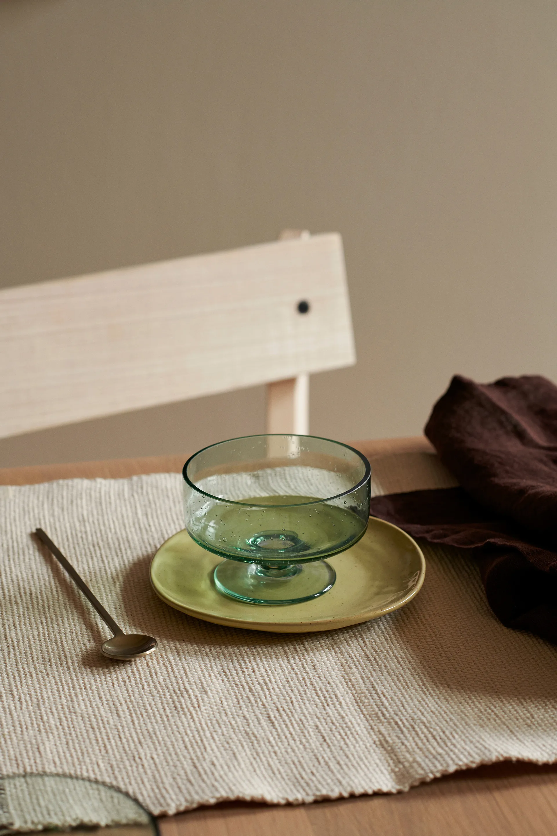 Copa para postre Oli 254 cl, Recycled Clear Ferm Living