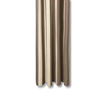 Cortina de baño Chambray - Carob brown-parchment - Ferm Living