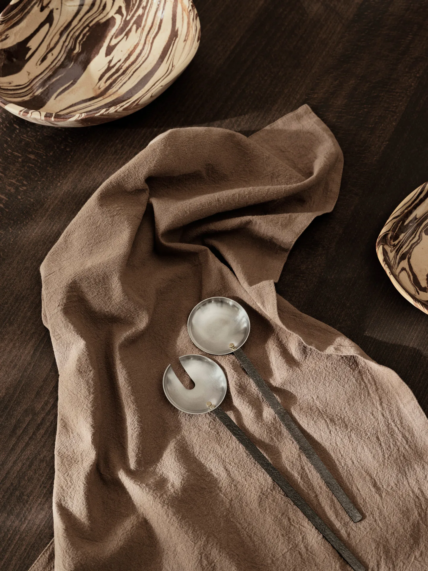 Cubiertos de ensalada Obra 2 piezas, Stainless Steel Ferm Living