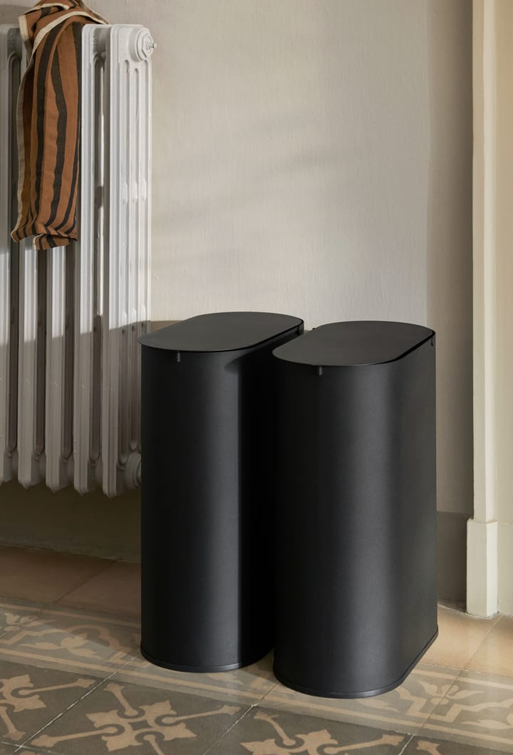 Cubo de basura Enkel medium, Black Ferm Living