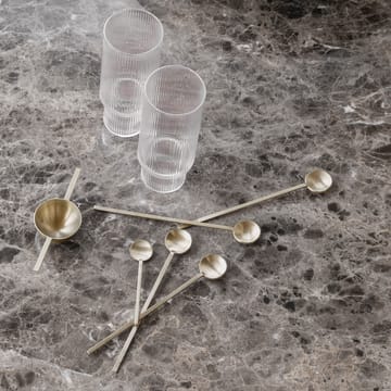 Cuchara para bebida Fein - latón - Ferm Living