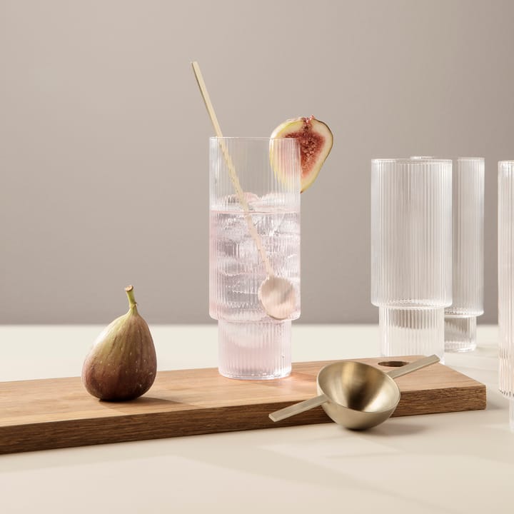 Cuchara para bebida Fein, latón Ferm Living