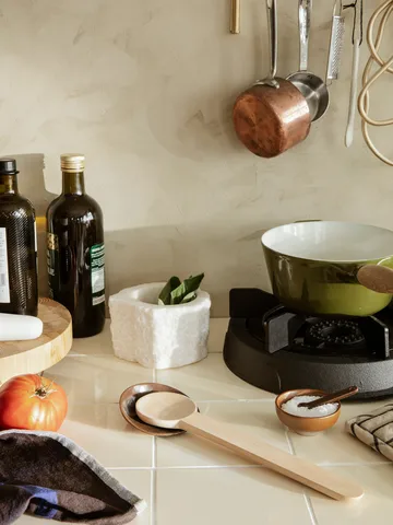 Cuchara y platillo Resting - Chocolate - Ferm Living