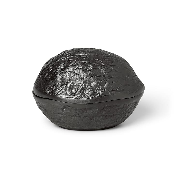 Cuenco de nueces con tapa Forest nut box 7,5 cm, Aluminio ennegrecido Ferm Living