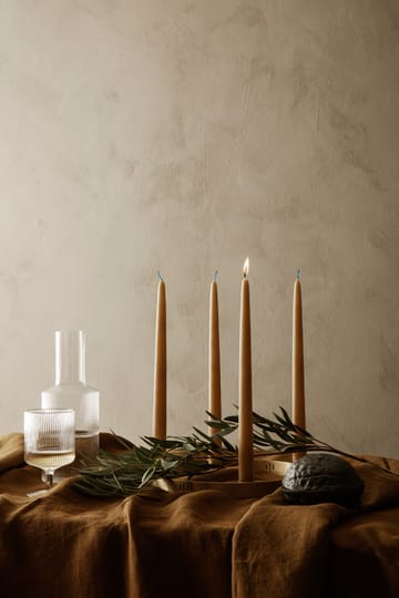 Cuenco de nueces con tapa Forest nut box 7,5 cm - Aluminio ennegrecido - Ferm Living