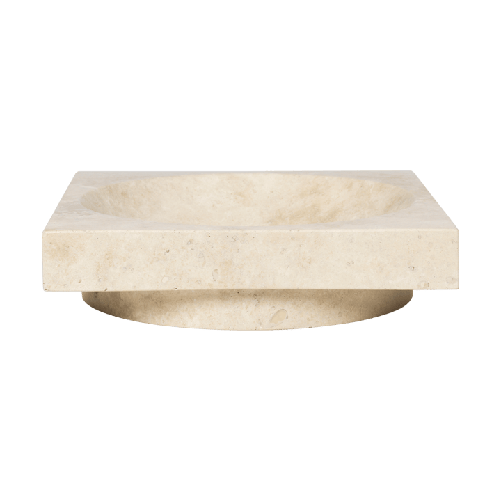 Cuenco decorativo Hew bajo  - Travertine - Ferm Living
