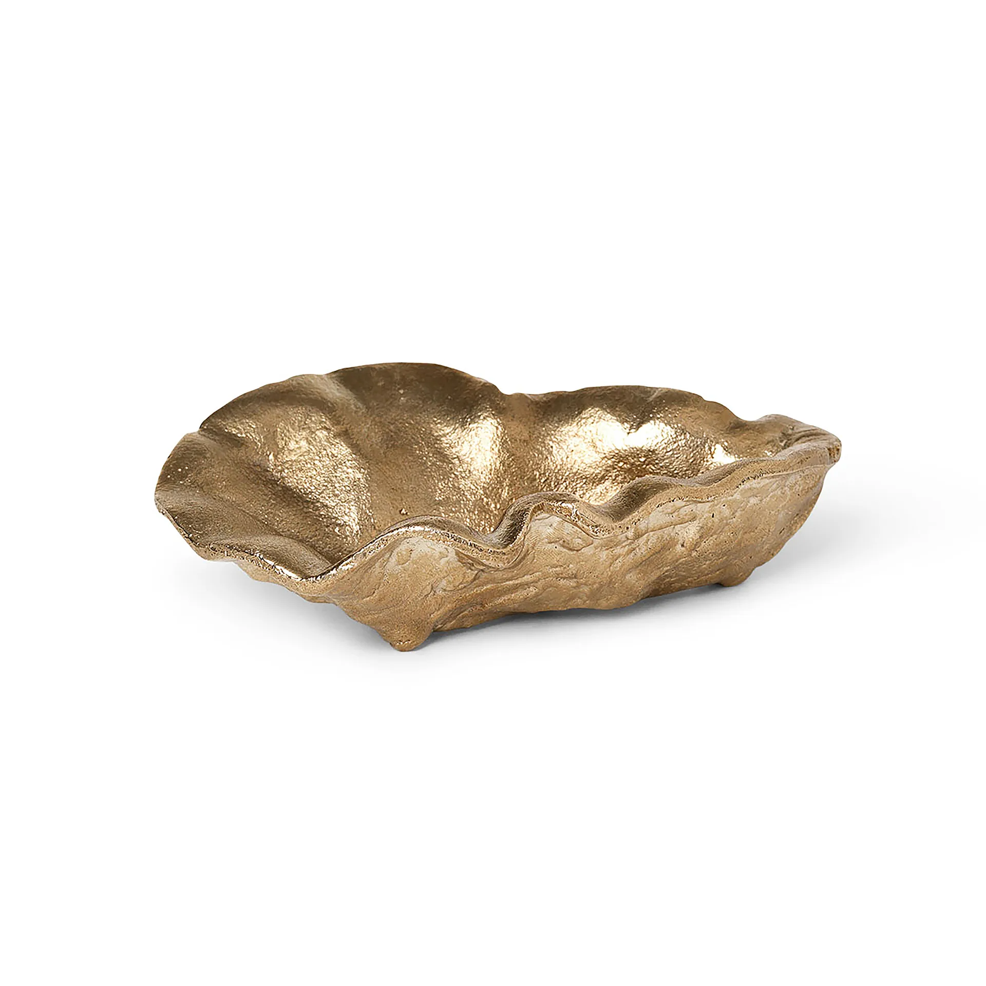 Cuenco decorativo Oyster 10,5 cm, latón Ferm Living