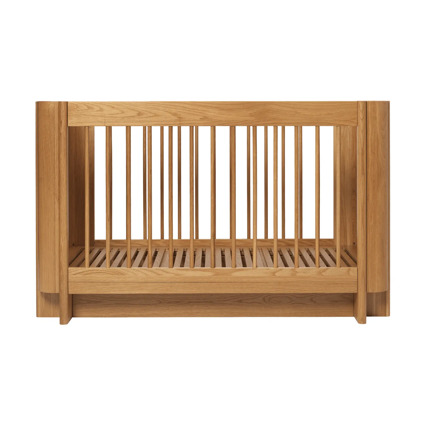 Cuna de bebé Tilu, Natural oak, 129x68,5x80 cm Ferm Living