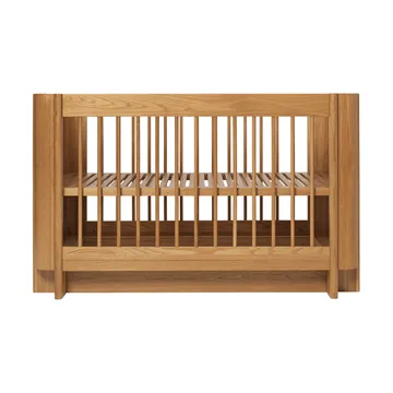 Cuna de bebé Tilu - Natural oak, 129x68,5x80 cm - Ferm Living