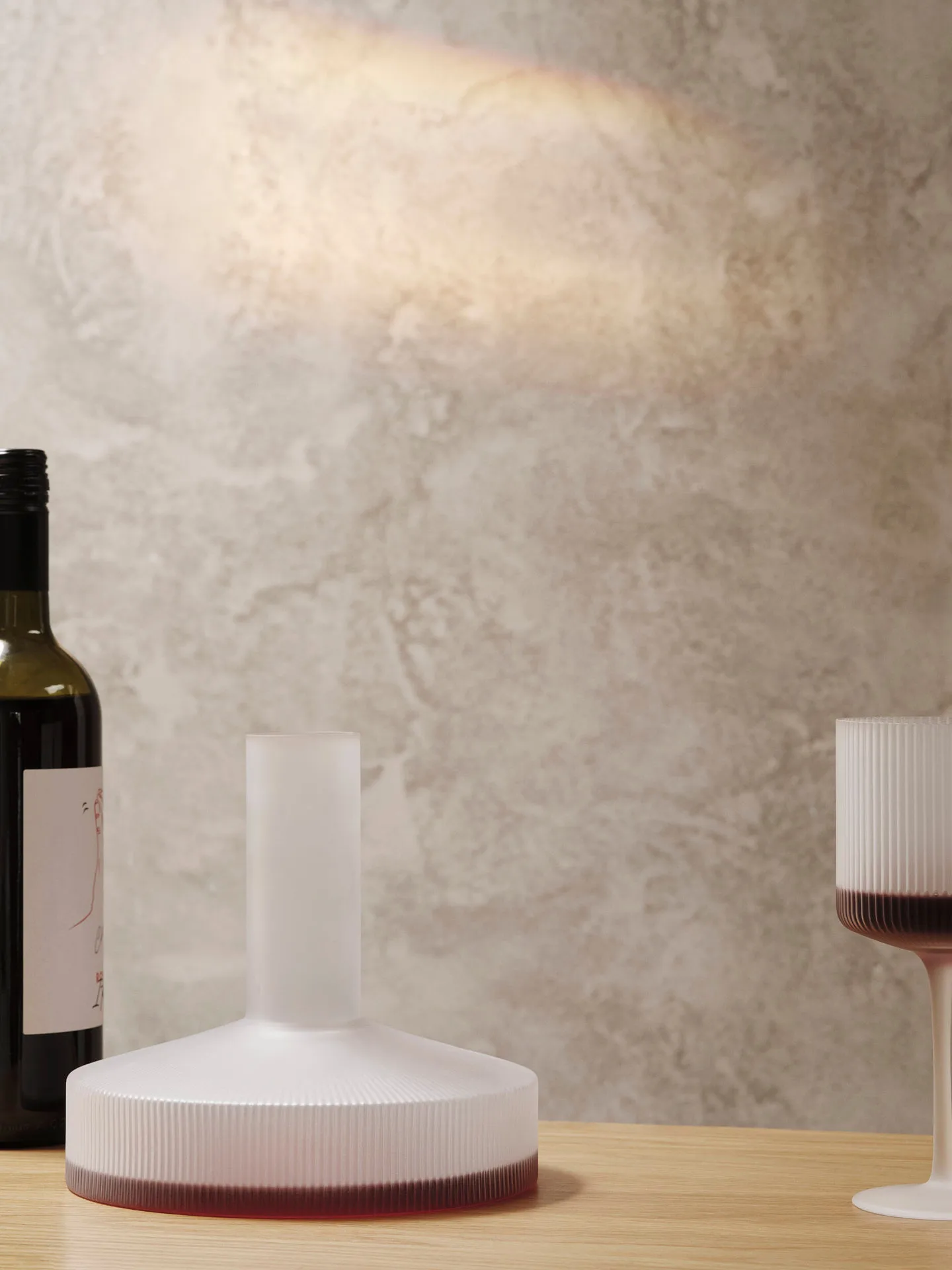 Decantador de vino Ripple, Frosted Ferm Living