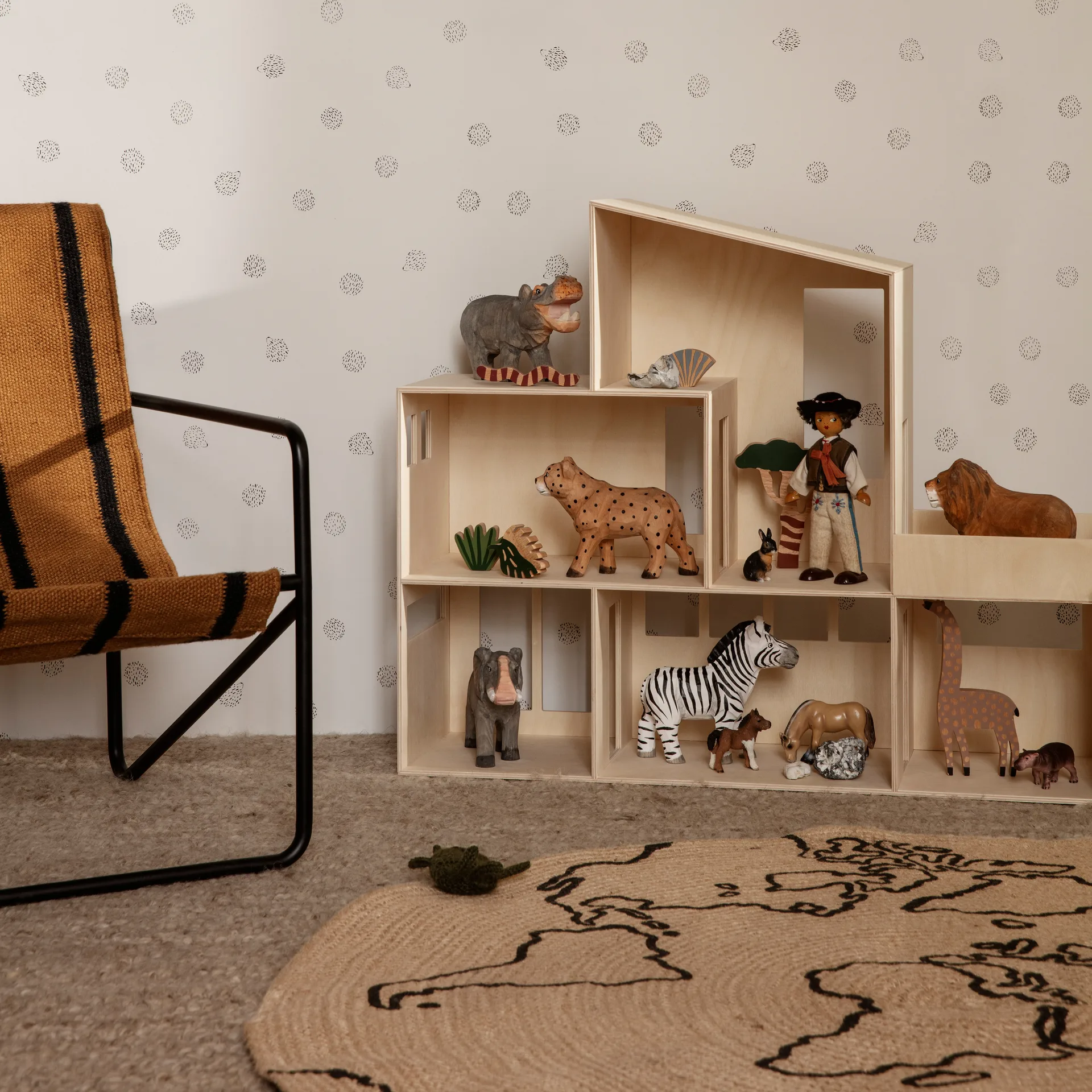 Decoración de madera Animal, Elephant Ferm Living