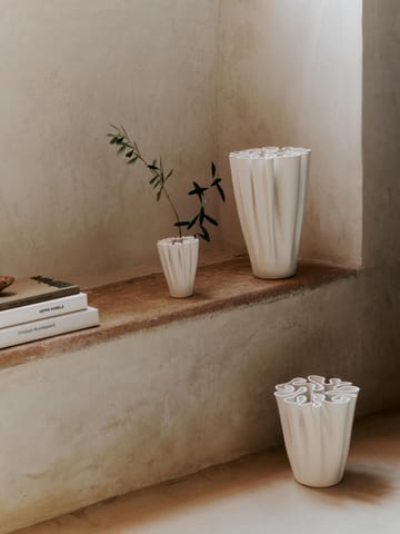 Dedali Jarrón 18 cm - Off-white - Ferm Living