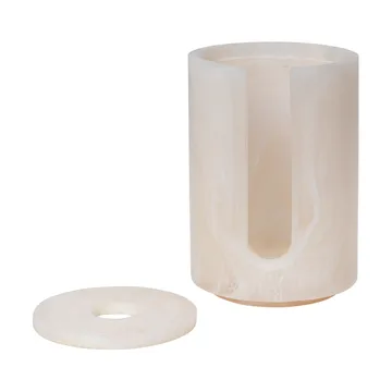 Dispensador para discos de algodón Mist Ø8x11,8 cm - Pearl - Ferm Living
