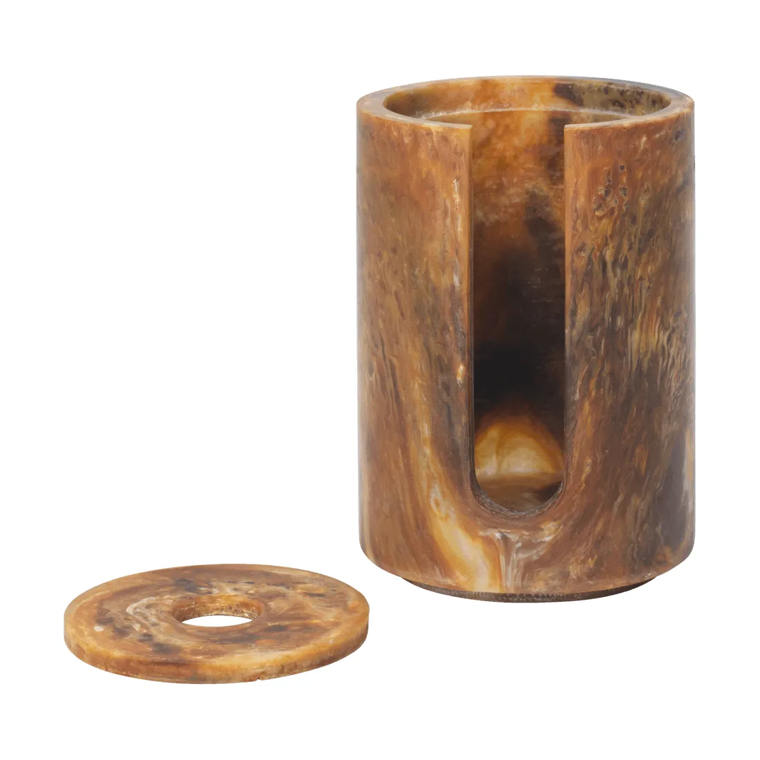 Dispensador para discos de algodón Mist Ø8x11,8 cm, Sugar Kelp Ferm Living