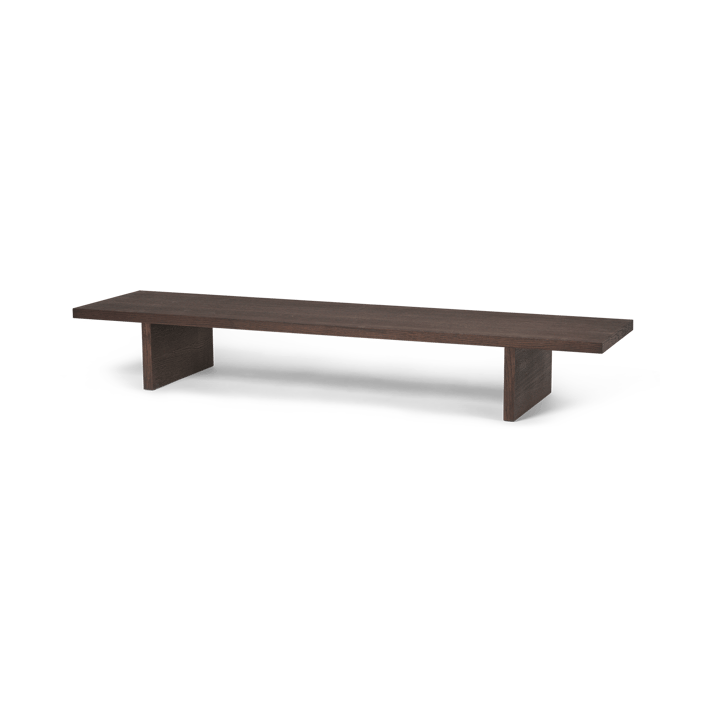 display table Mesa auxiliar Kona, Dark stained oak veneer Ferm Living