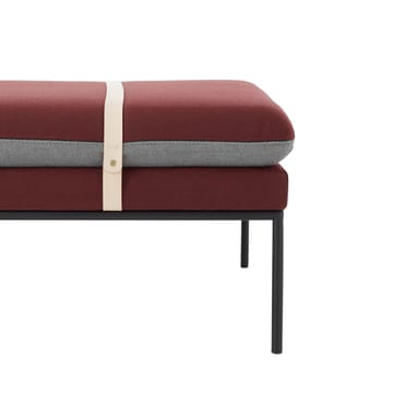 Diván Turn - Tela fiord by kvadrat Mesaeaux, base negra - Ferm Living