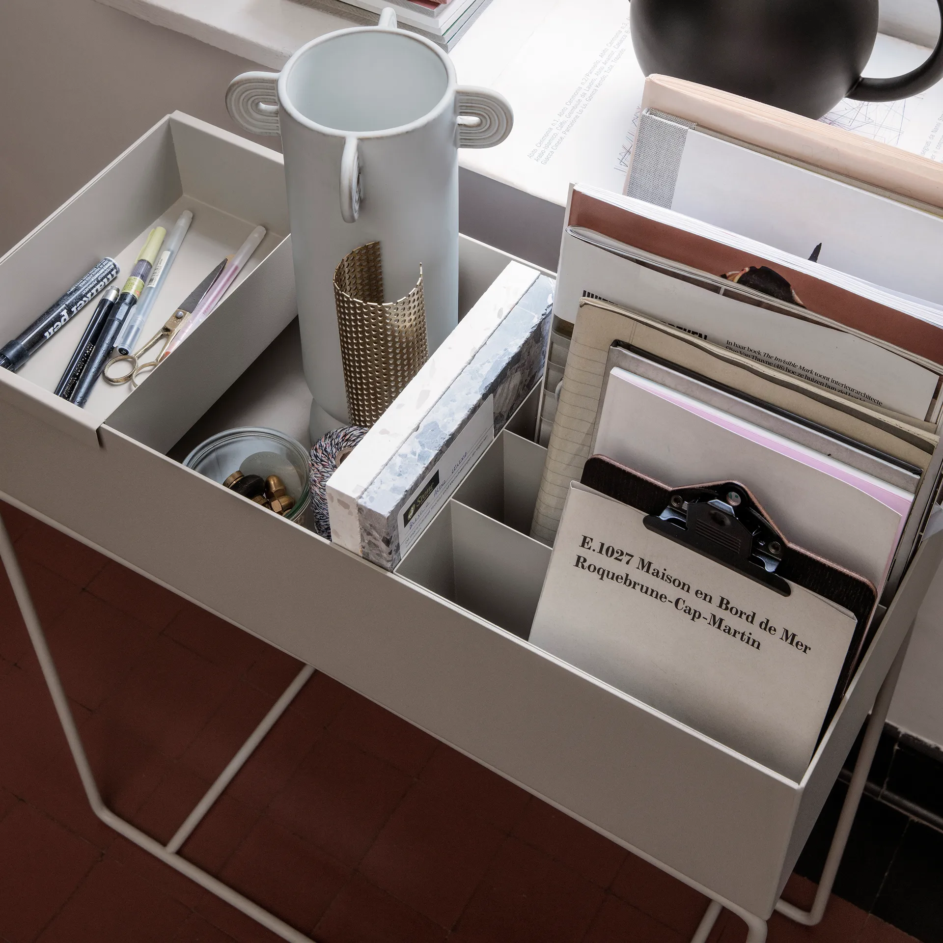 Divisor Ferm Living plant box, Light grey Ferm Living