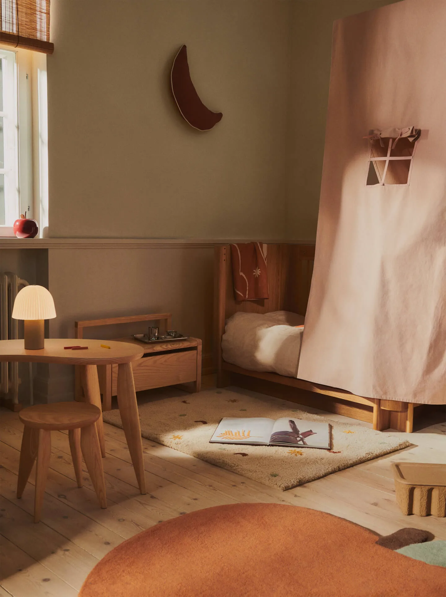 Dosel de cama Settle, Rose, 80x194 cm Ferm Living