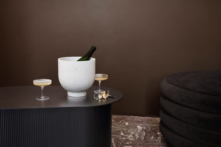 Enfriador de champán Alza, White Marble Ferm Living