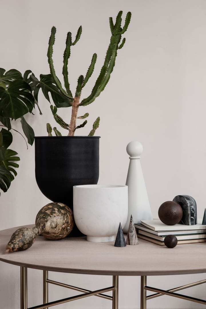 Enfriador de champán Alza, White Marble Ferm Living