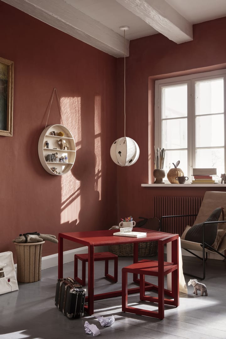 Escritorio infantil Little Architecht Table, Poppy Red Ferm Living