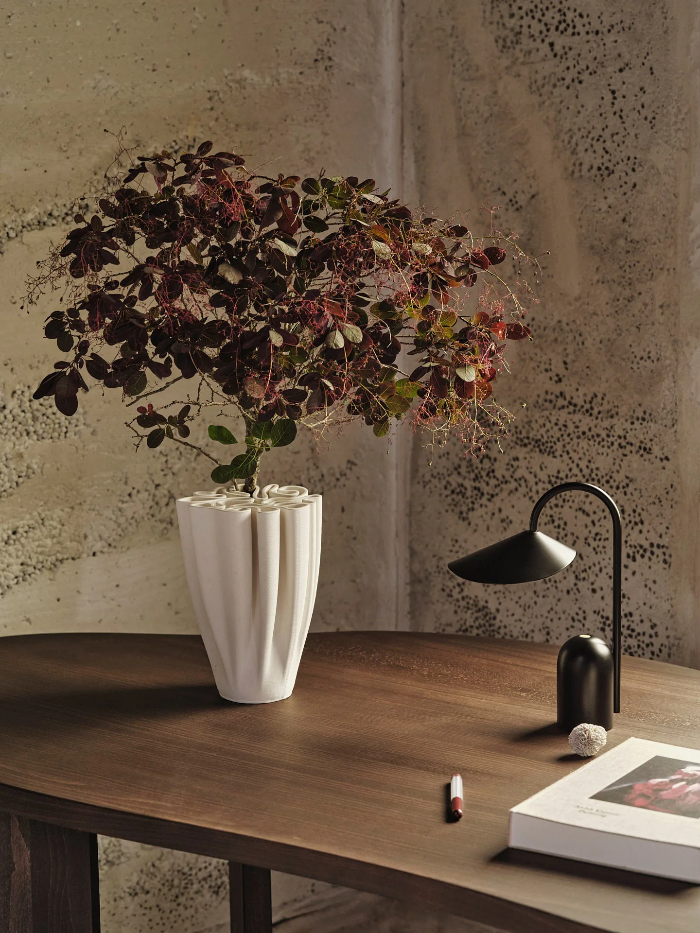 Escritorio Tarn 90x170 cm, Dark stained beech Ferm Living