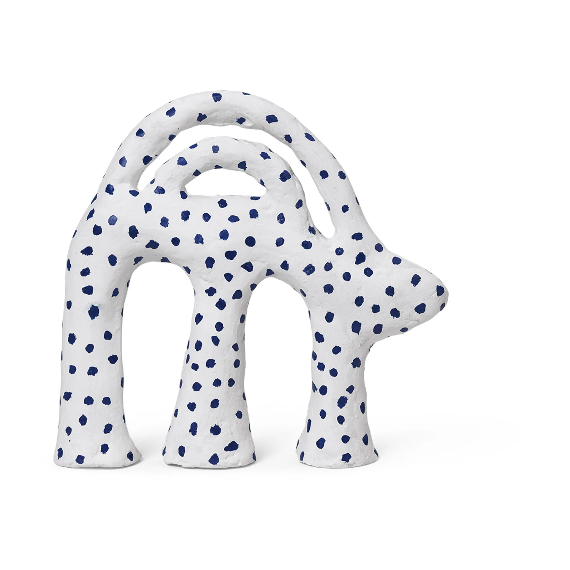 Escultura Mumbo 14,5x18,5 cm, White-blue Ferm Living
