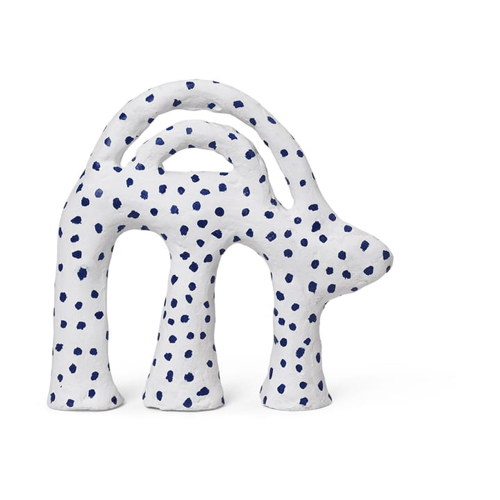 Escultura Mumbo 14,5x18,5 cm - White-blue - ferm LIVING