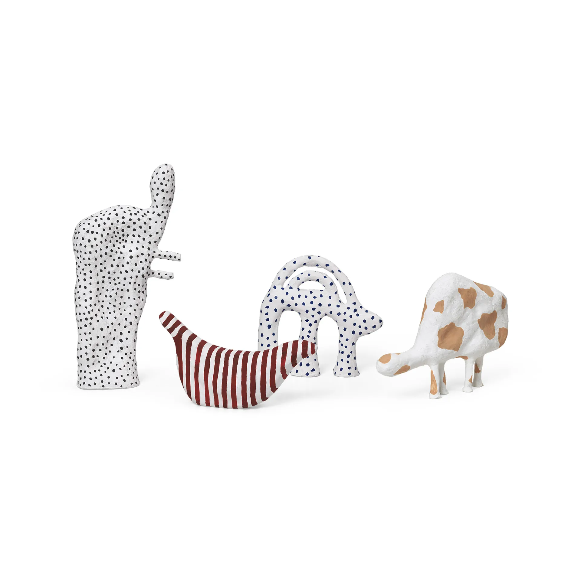 Escultura Mumbo 14,5x18,5 cm, White-blue Ferm Living