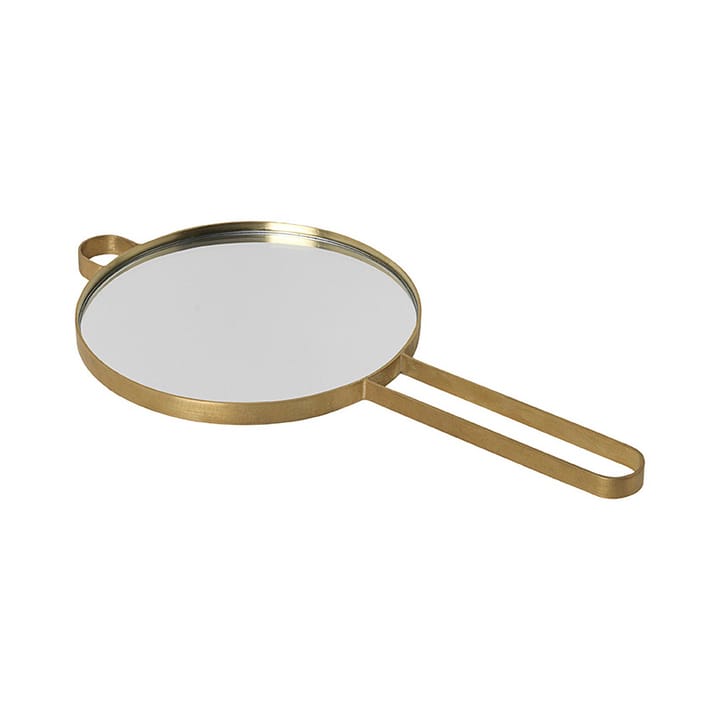 Espejo de mano Poise - latón - Ferm Living