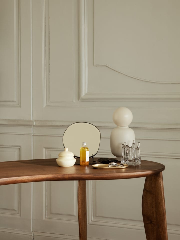 Espejo de mesa Pond, Dark chrome Ferm Living