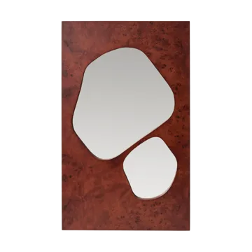 Espejo Folia - Dark stained burl, 82 cm - Ferm Living