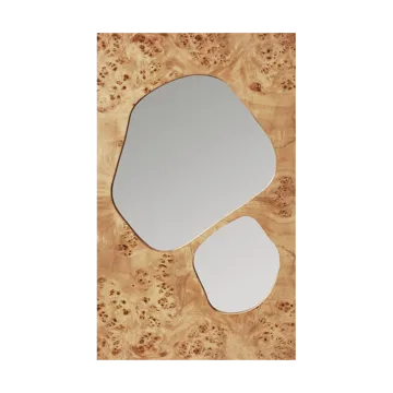 Espejo Folia - Natural burl, 82 cm - Ferm Living