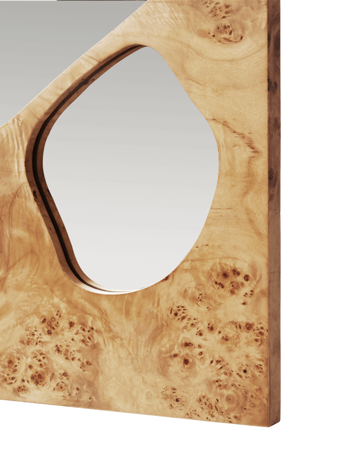 Espejo Folia, Natural burl, 82 cm Ferm Living