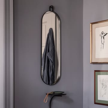 Espejo Poise ovalado - negro - Ferm Living