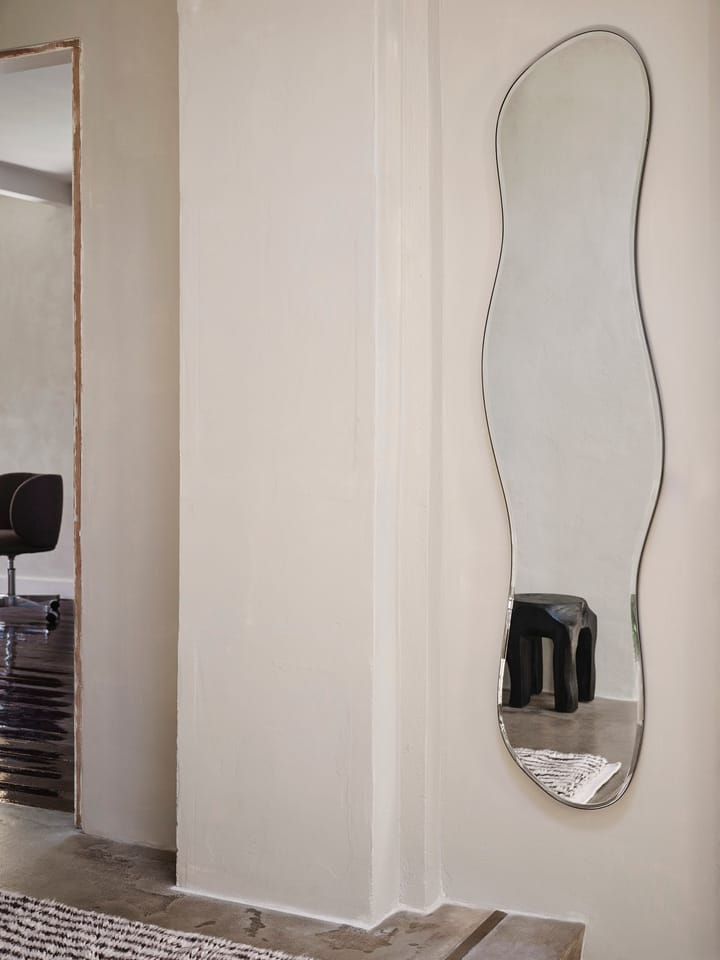 Espejo Pond full size, Dark chrome Ferm Living