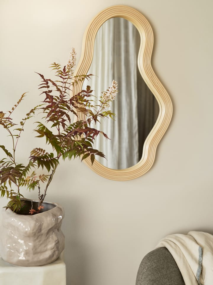 Espejo Pond medium, Rattan Ferm Living