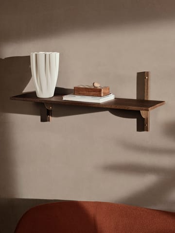 Estante Sector L/S - Smoked Oak, brass - Ferm Living