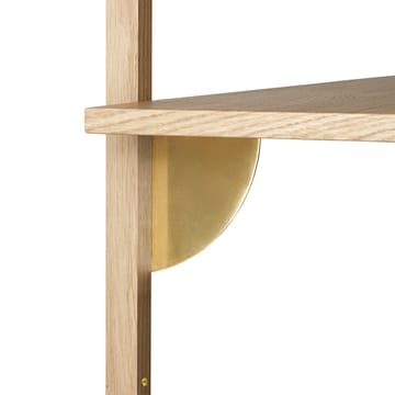 Estante Sector S/L - Roble-latón - Ferm Living