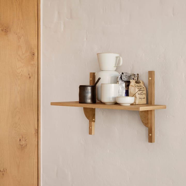 Estante Sector S/S, Roble-latón Ferm Living