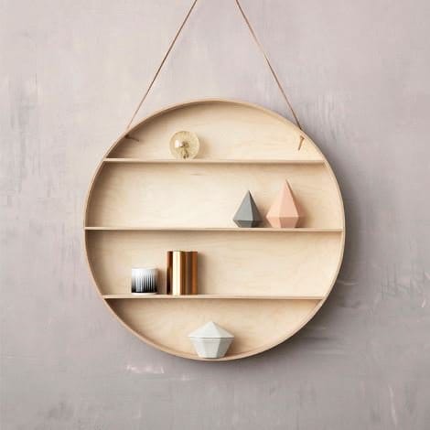 Estante The Round Dorm, Ø 55 cm Ferm Living