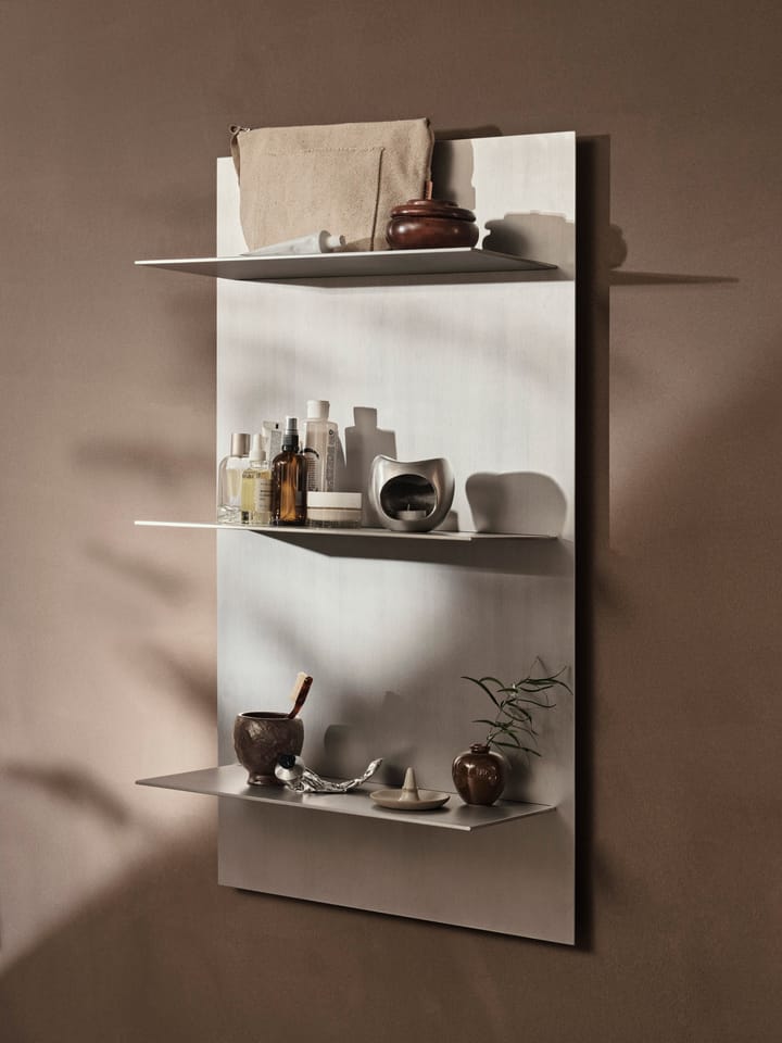 Estantería de pared Lager triple 55x100 cm, Aluminium Ferm Living
