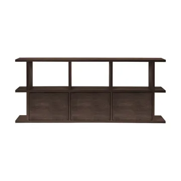 Estantería Kona 3x2 - Dark stained, incl. 3 compartimentos de armario - Ferm Living