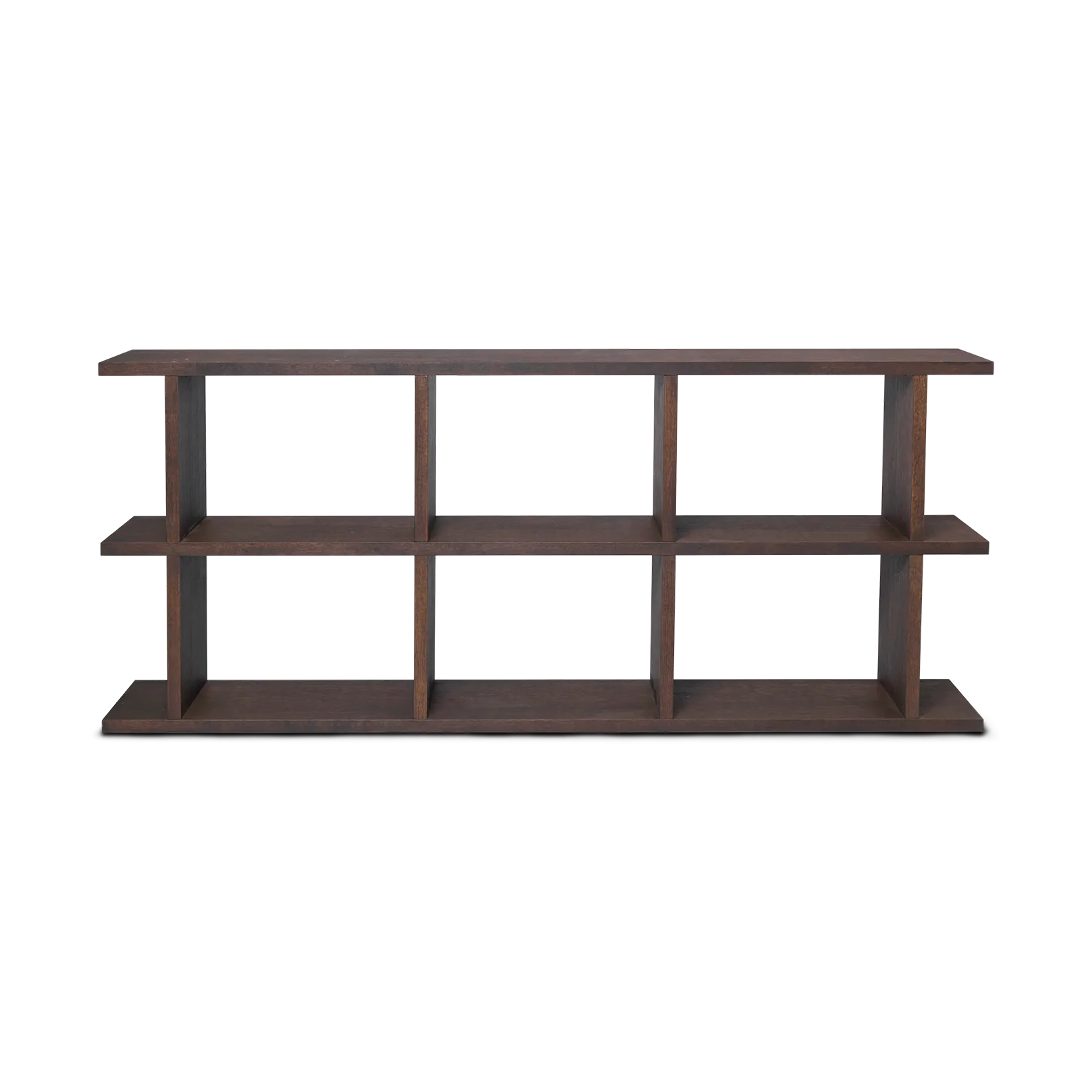Estantería Kona 3x2, Dark stained Ferm Living