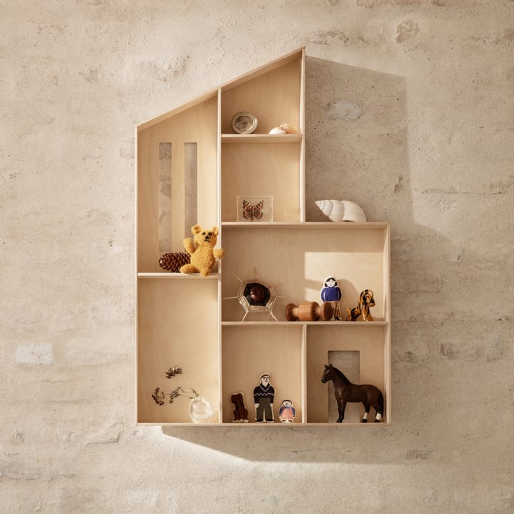 Estantería miniatura Funkishus, Natural Ferm Living