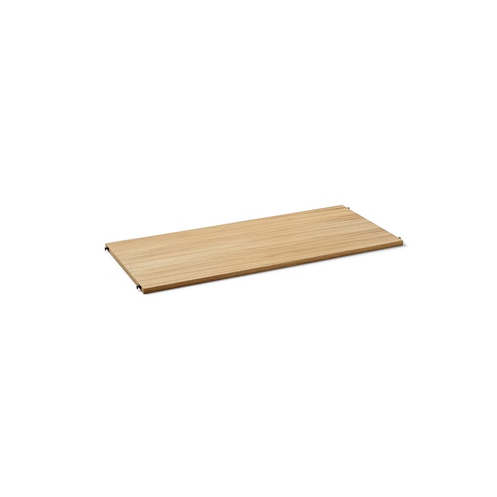 Estantería Punctual Perforated 90 cm - Oak oiled, anthracite - Ferm Living