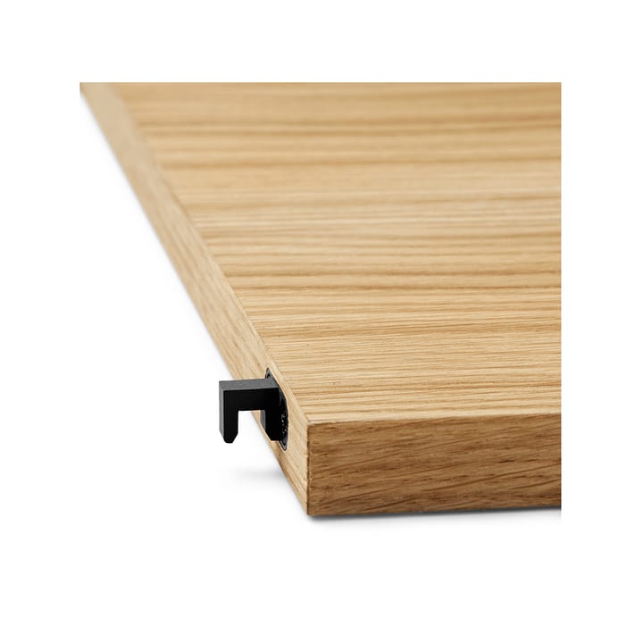 Estantería Punctual Perforated 90 cm, Oak oiled, anthracite Ferm Living