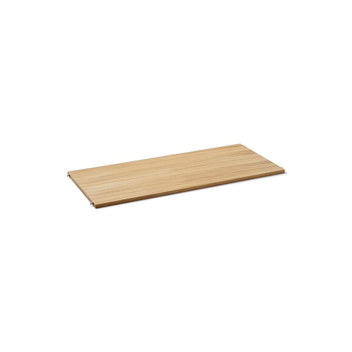 Estantería Punctual Perforated 90 cm - Oak oiled, light grey - Ferm Living